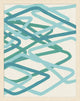 Tricolor Triptych 3, Giclee Reproduction Artwork