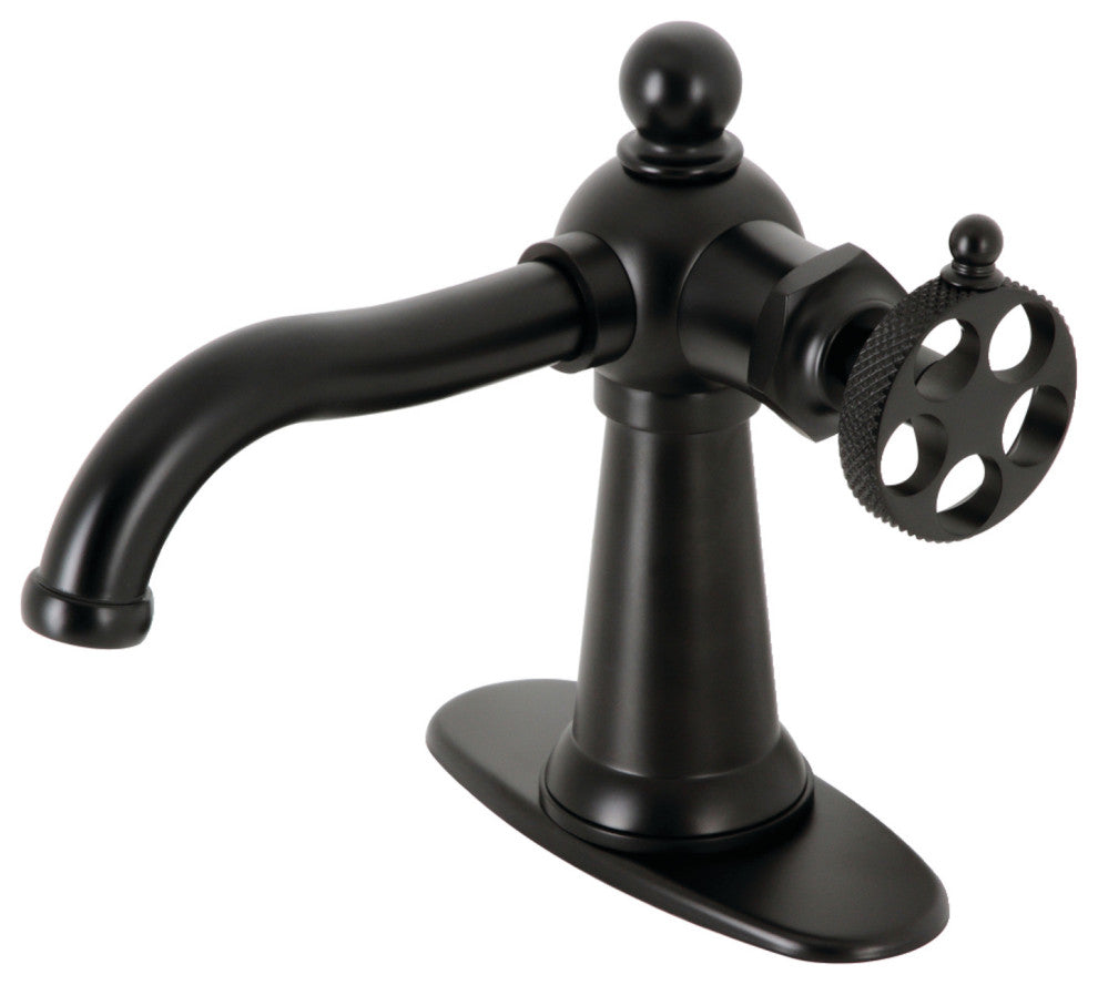 KSD3540RKX Single-Handle Bathroom Faucet With Push Pop-Up, Matte Black