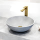 Ravenna 16"L x 16"W Concrete Vessel Sink and Dunn 11"H Faucet Set