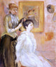 Berthe Morisot The Hairdresser, Gallery Wrapped Canvas Print, 20"x25"