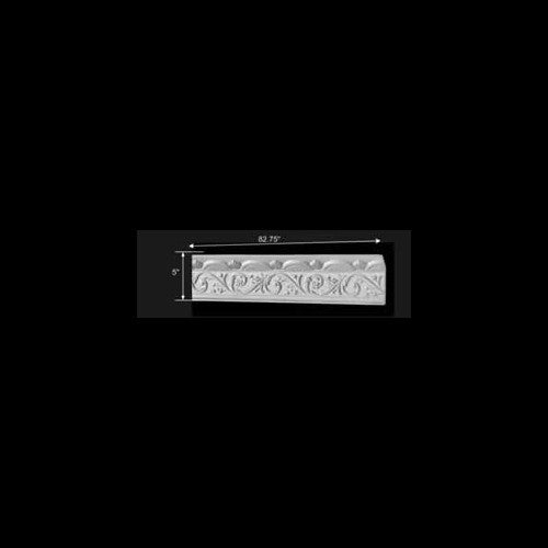 Cornice White Urethane  82 3/4" L  Letreamont Ornate |
