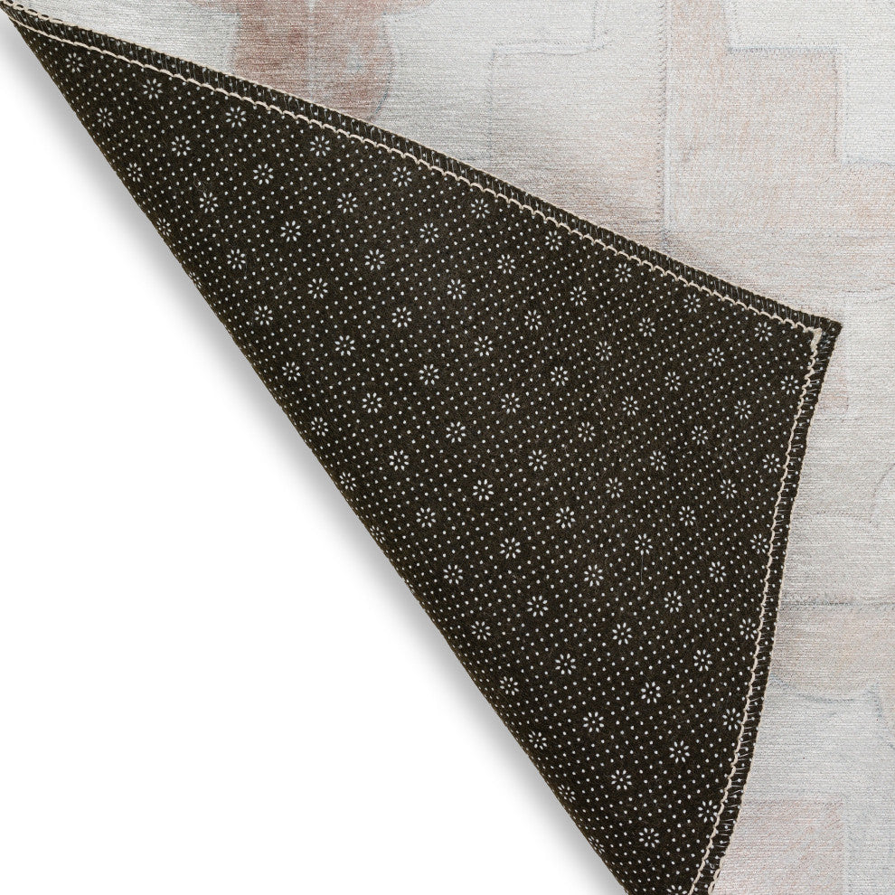 Indoor/Outdoor Stetson SS8 Linen Machine Washable 10' x 10' Round Rug