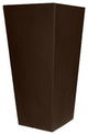 Tusco Products CTU26ES Cosmopolitan Tall Square Planter, 26"Espresso