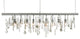 Crystal Linear Chrome Pendant Light