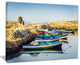 "Ancient Phoenician Port Africa" Wall Art Canvas Print20"x12"
