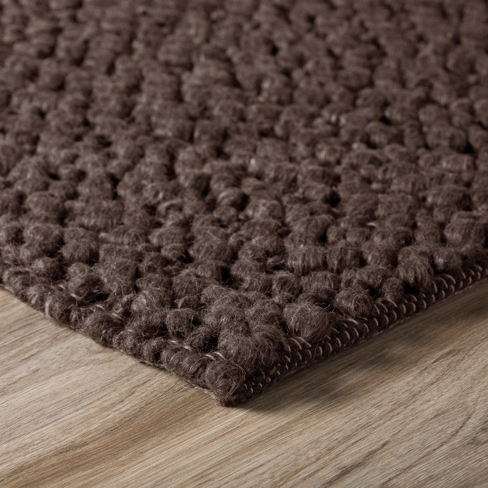 Gorbea GR1 Chocolate 6' x 6' Square Rug