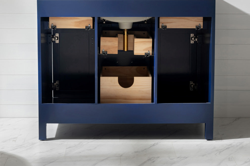 Valentino 42" Single Vanity, Blue