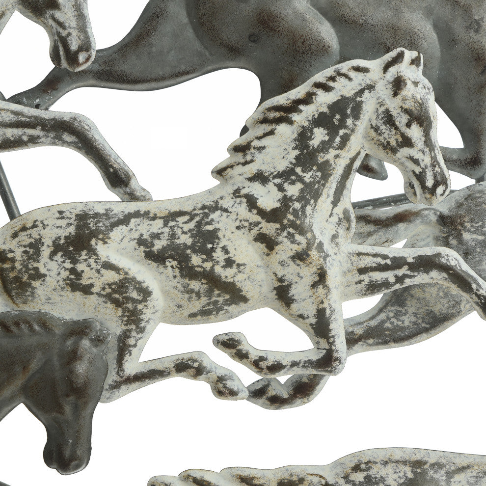 Dutton Off to the Races Metal Wall Art