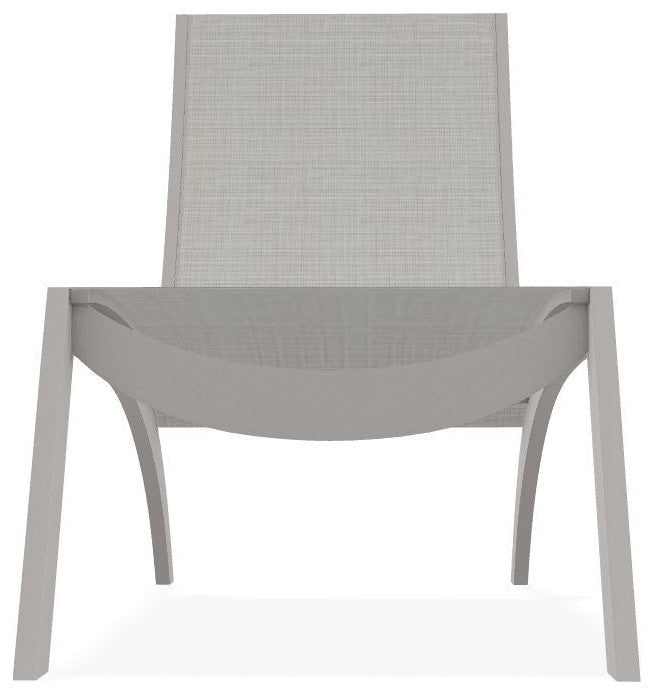Dune Sling Stackable Outdoor Hydro-Lounge Chaise, Deacon/Warm Gray