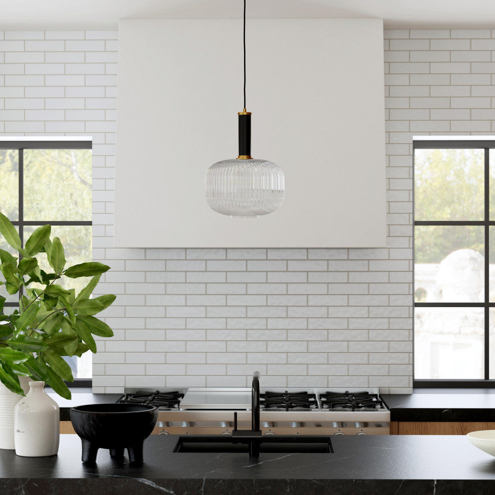 Corey 1-Light Glass Pendant