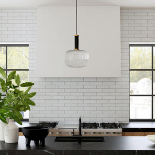Corey 1-Light Glass Pendant