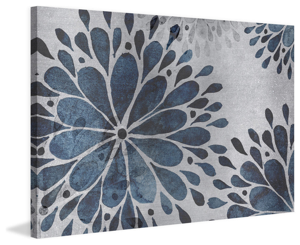 "Petal Splash" Painting Print on Wrapped Canvas
