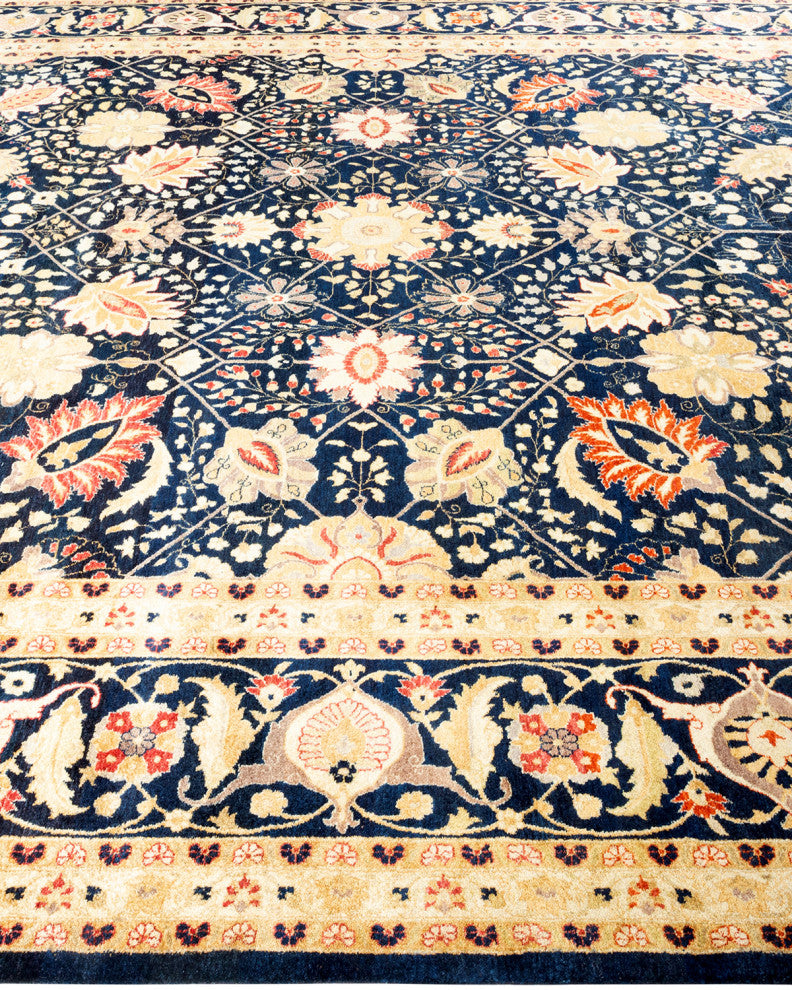 MOGUL, Hand Knotted Area Rug 12' 2" X 9' 2"