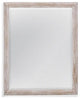Bellefont Wall Mirror - White Golden
