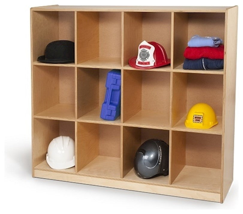 12-Cubby Backpack Storage Cabinet