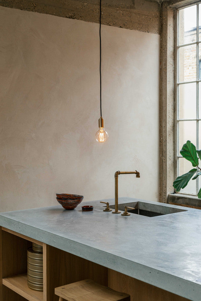 Brass Pendant Set With Elva Non-Tinted