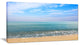 "Blue Sky Sand Sun Daylight" Seashore Canvas Print, 40"x20"