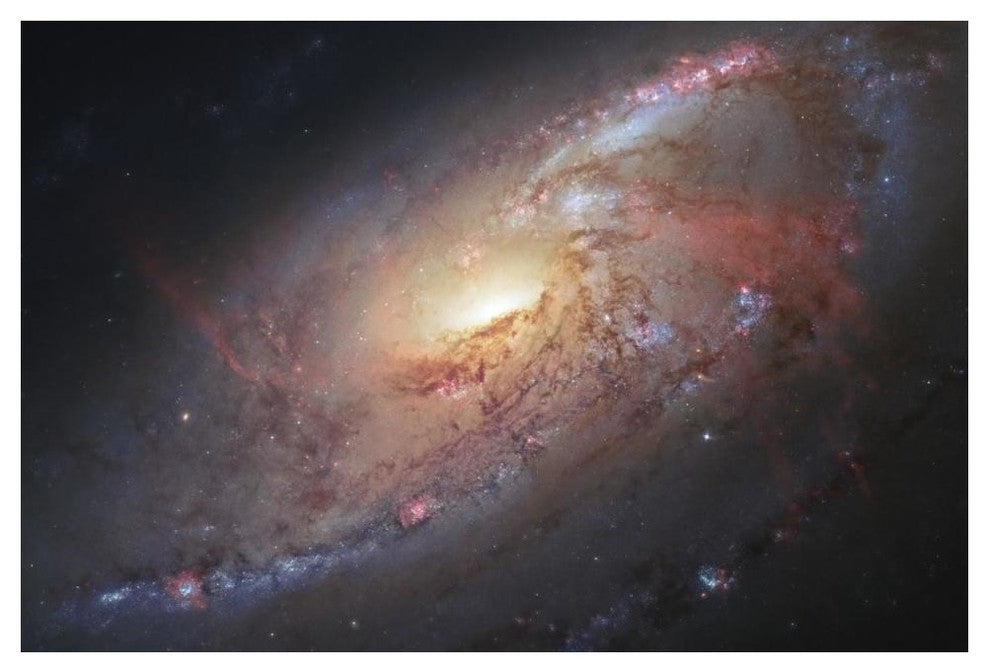 "Galaxy M106" Digital Paper Print by NASA, 50"x34"