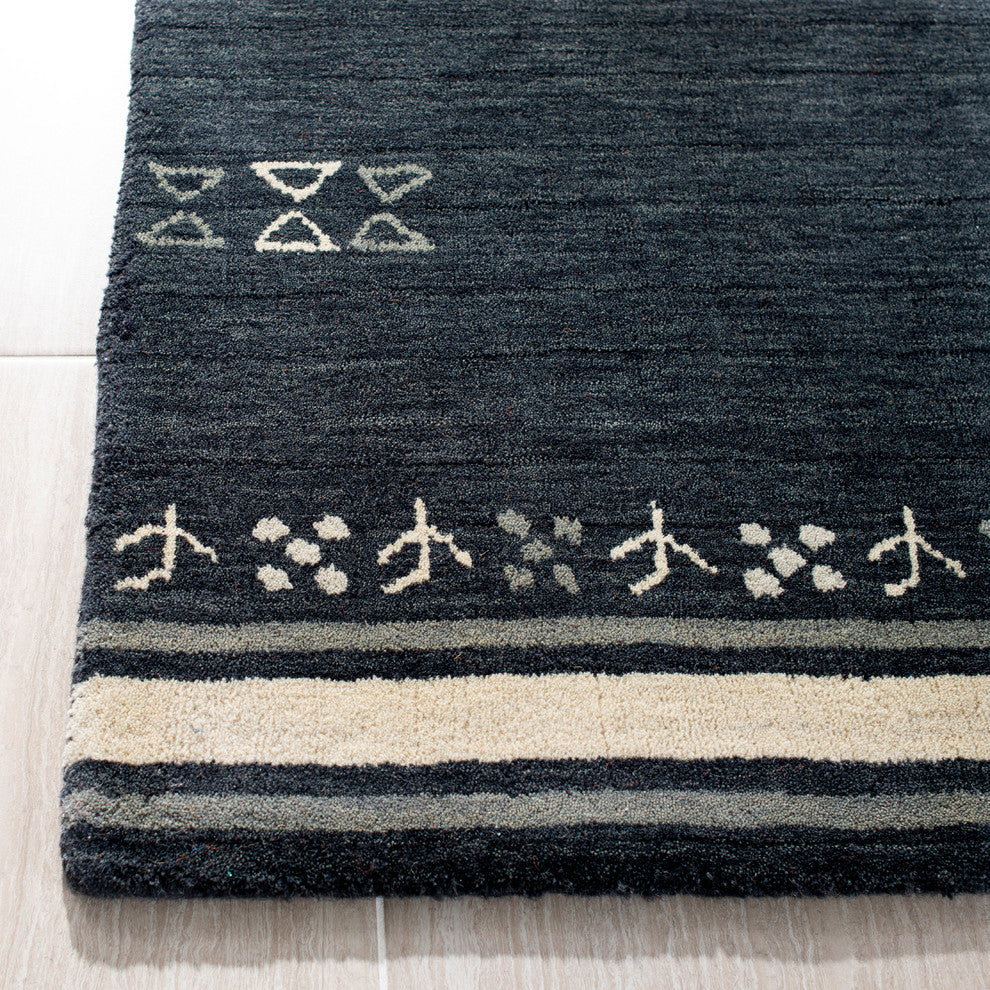 Safavieh Himalaya Collection HIM597 Rug, Charcoal, 8' X 10'
