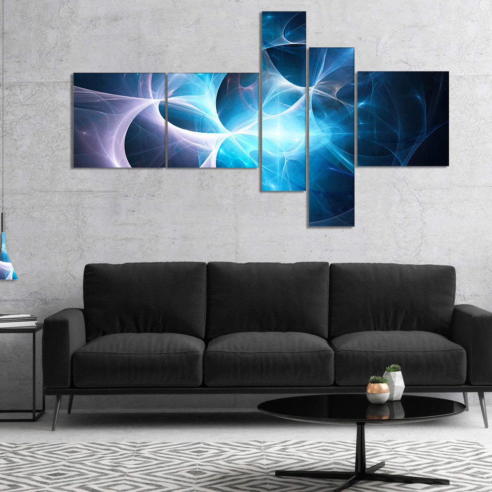 Colorful Star Nebula. Distant magnificent galaxy. Stardust, 60"x32", 5 panels