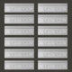 Cornice White Urethane Tropicana Ornate Design 12 Pieces Totaling 1146" Length