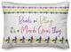 Beads and Bling It's a Mardi Gras Thing 14x20 Spun Poly Pillow