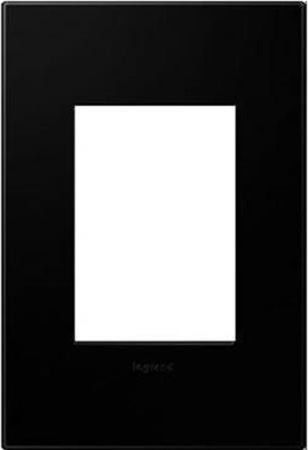 Adorne 1-Gang+ Wall Plate, Black Ink