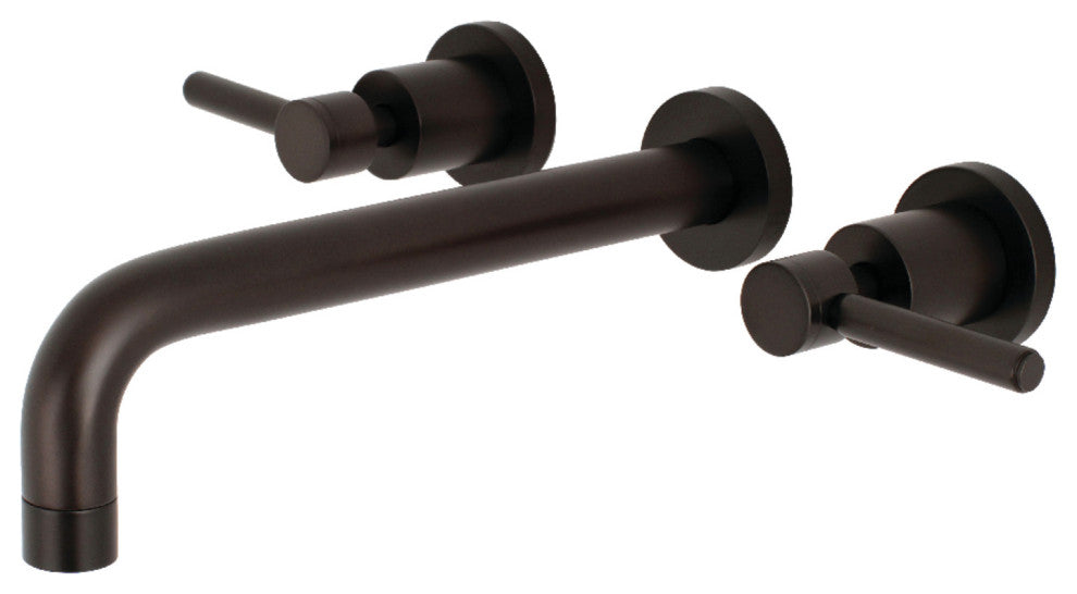 Kingston Brass Two-Handle Wall Mount Tub Faucet, Oil Rubbed Bronze