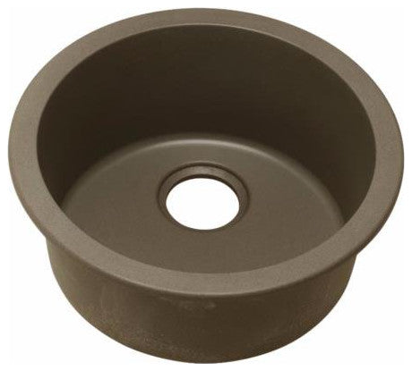 Elkay 18 1/8" One Bowl Drop In/Undermount Granite Kitchen Sink, ELG16FBGY0