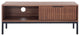 Safavieh Lylia 1 Door Media Stand, Walnut/Black