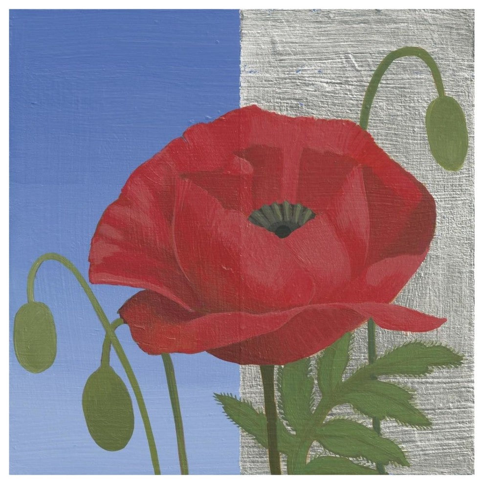 "Poppy" Digital Paper Print by Kathrine Lovell, 38"x38"