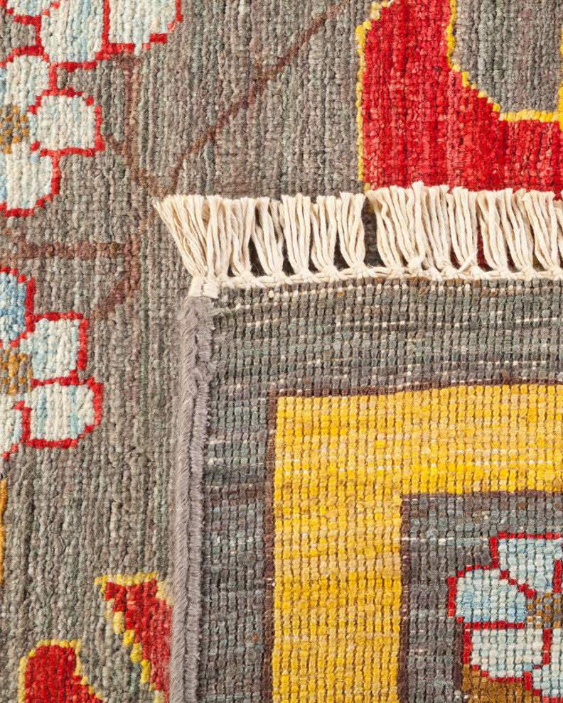 Arts and Crafts, One-of-a-Kind Hand-Knotted Area Rug Gray, 8'8"x11'9"