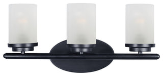 Maxim 10213FT Corona 3 Light 19"W Bathroom Vanity Light - Black