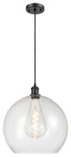 Innovations 516-1P-BK-G124-14-LED 1-Light Pendant, Matte Black