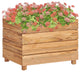Vidaxl Raised Bed 19.7"x15.7"x15" Recycled Teak and Steel