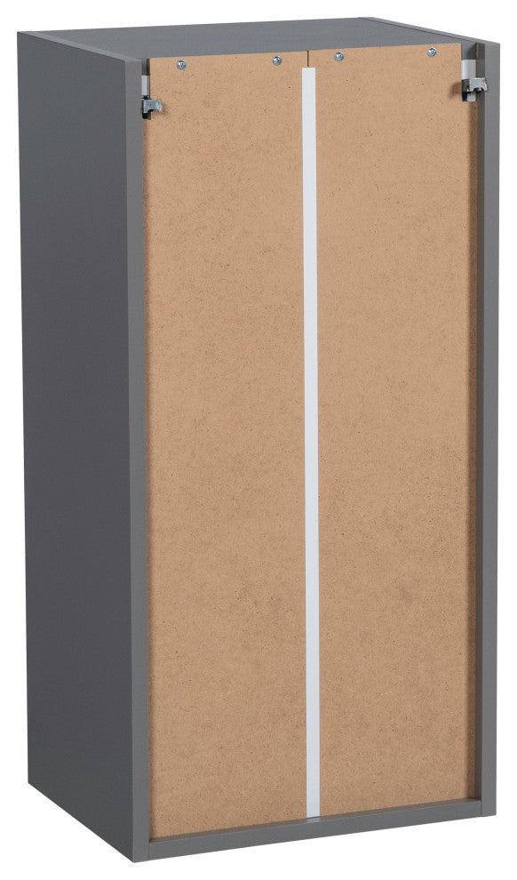 24 x 30 Wall Cabinet-Single Door-with Grey Gloss door