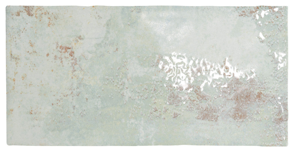 Biarritz Ceramic Wall Tile, Green