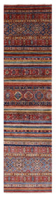 Runner Khorjin Super Kazak Hand-Knotted Wool Rug 2' 7" X 10' 3" Q11000