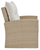 Canaan All-Weather Wicker Outdoor Armchair With Cushions