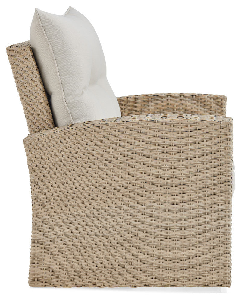 Canaan All-Weather Wicker Outdoor Armchair With Cushions