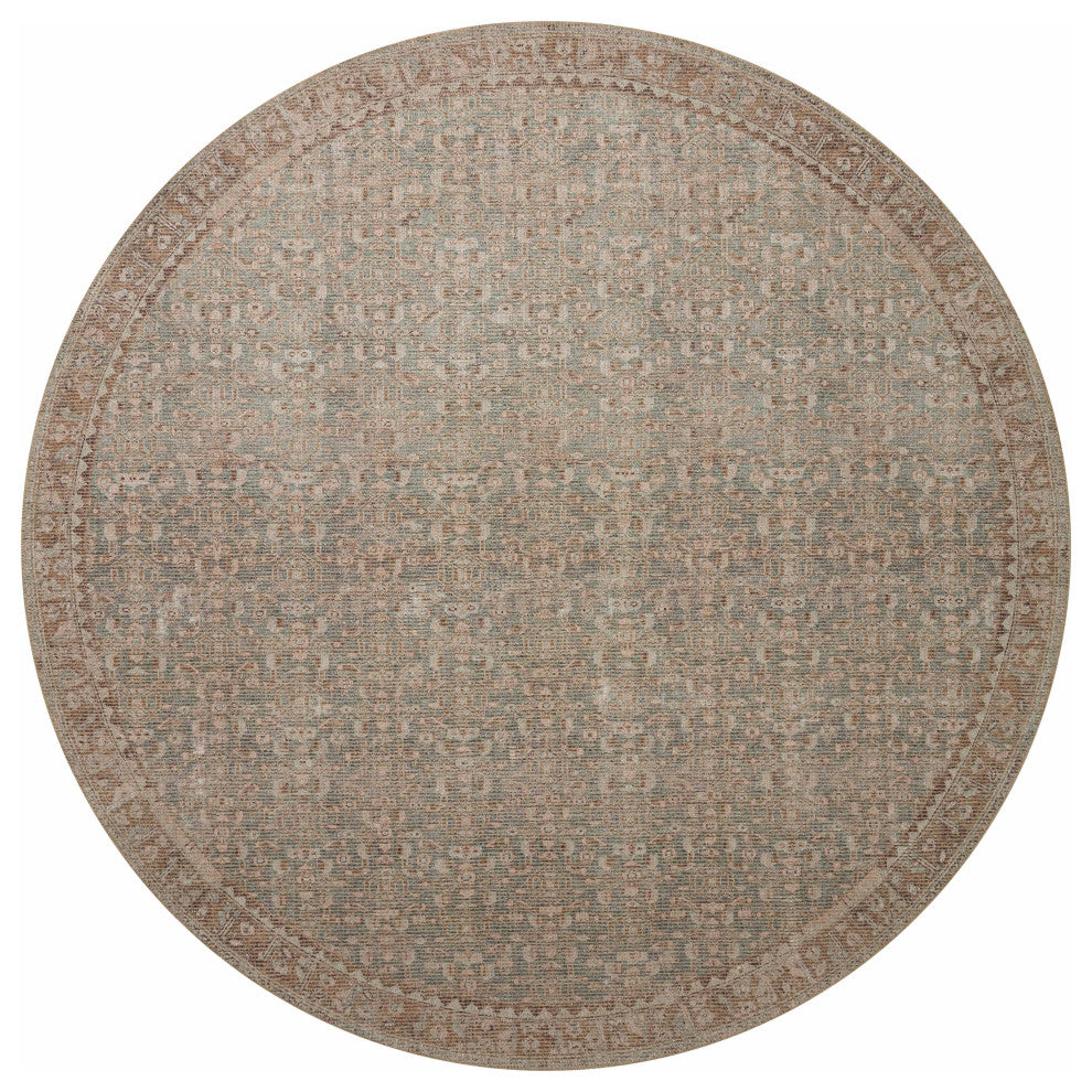 Angela Rose x Loloi Aubrey Sage / Bark 18" x 18" Sample Rug
