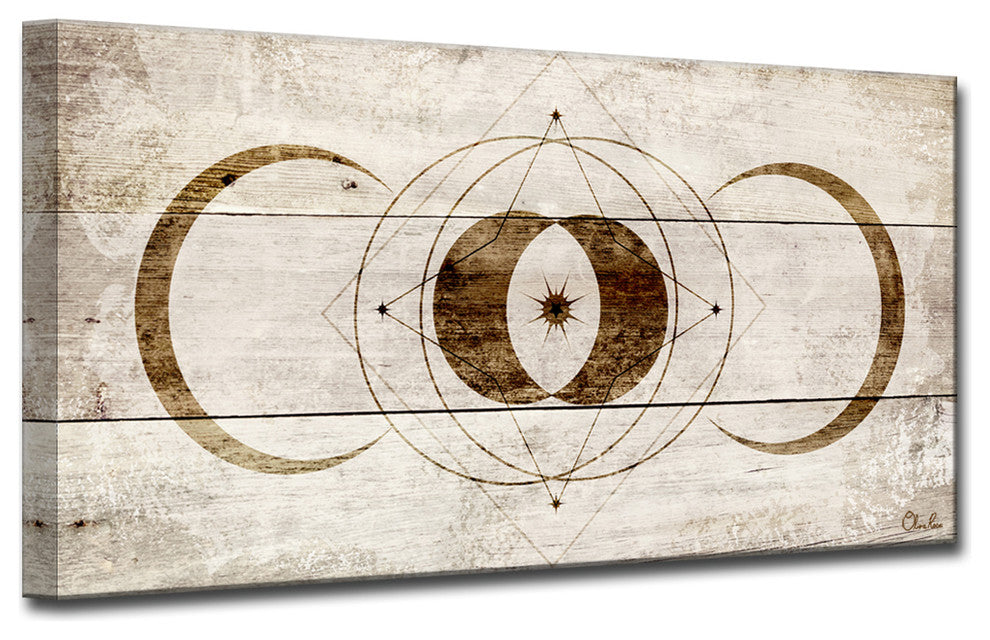 Ready2HangArt Inspirational 'Lunar Eclipse' Wrapped Canvas Wall Art