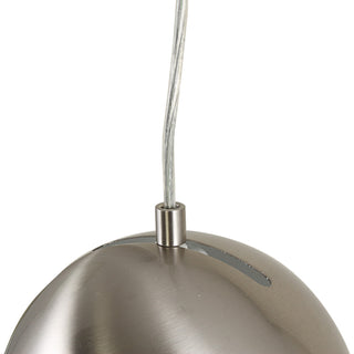 CHLOE Lighting Ironclad Contemporary 1-Light Mini Pendant, Brushed Nickel
