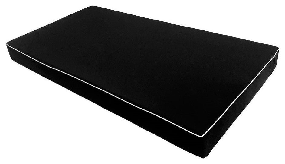 Style5 Twin Contrast Pipe Outdoor Mattress Bolster Slip Cover COMPLETE SET AD109