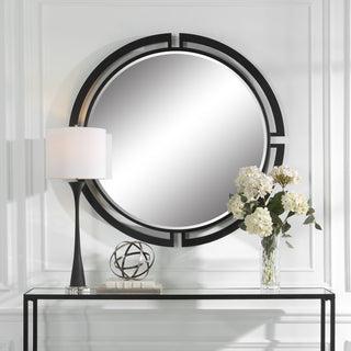 Uttermost 09878 Quadrant Modern Round Mirror