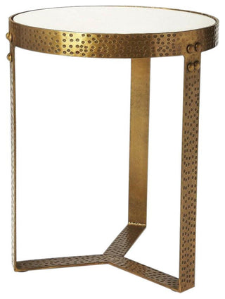 Elegant Marble Top Side Table by Butler