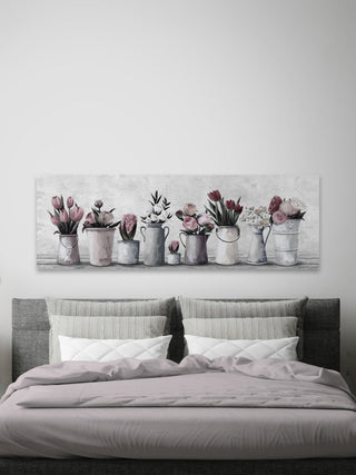 "Fresh Cut Flowers" Painting Print on Wrapped Canvas