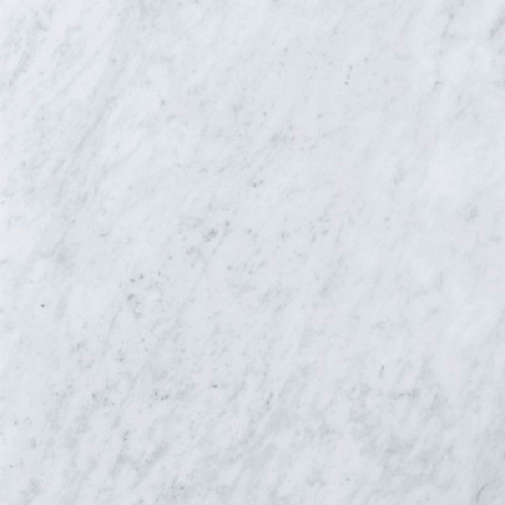 Bristol 36" Single Vanity Bright White, Carrara Marble