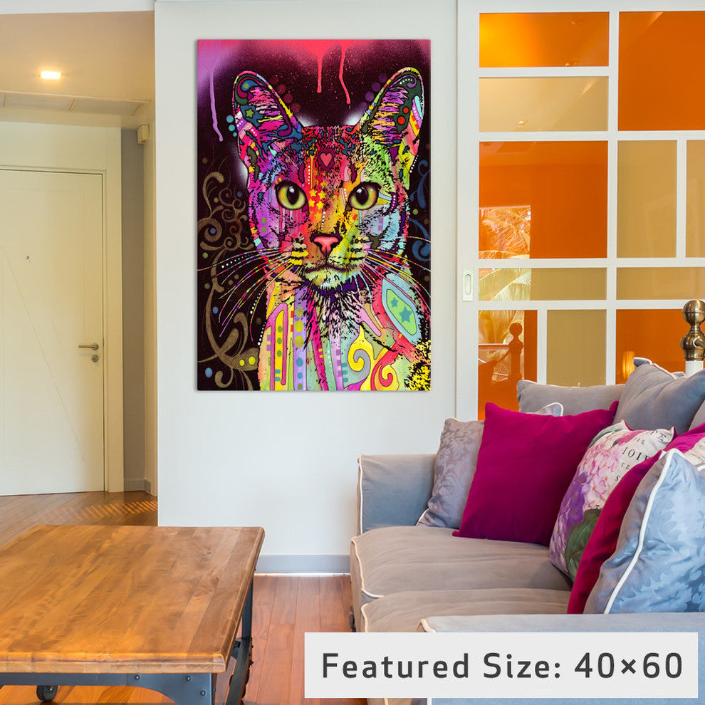 "Abyssinian" Wrapped Canvas Art Print, 26x18x1.5