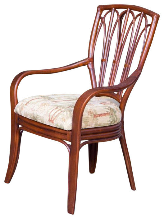 Cuba Dining Arm Chair In Sienna With Linoso 200